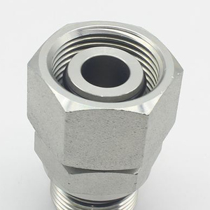Filo BSP con guarnizione in cattività metrica femmina 24 gradi cono O-ring Parker di tenuta EGE-R-ED raccordo idraulico - Product Image 3