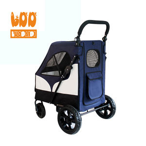 Wholesale Newly Design Luxury <strong>Pram</strong> 4 Wheels <strong>Pet</strong> Trolley Cat Carrier Dog Carriage - Product Image 3