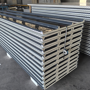 Panel Sándwich de Pared Ignífugo Pu Eps <span class=keywords><strong>Pir</strong></span> de 6m 10m de Largo, 1m de Ancho y 50mm de Espesor para Habitación - Product Image 2