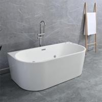 Baignoire de massage moderne et personnalisée Baignoire en acrylique Baignoire de trempage pour adultes Salle de bains luxueuse Design minimaliste