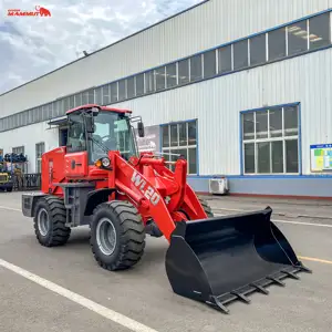 Cargador de ruedas con ruedas epa, modelos de máquinas de construcción de 1 tonelada, 2 toneladas, motor articulado