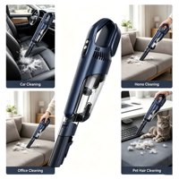 Aspirateur à main sans fil SC2107, aspirateur à main multicolores avec filtre lavable pour le nettoyage de l'intérieur de la voiture, des espaces domestiques
