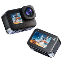 8XZOOM Télécommande sans fil H.264 Caméra numérique d'action sportive 5K30fps 20M Étanche DV Cyclisme Anti-Shake Vlog Enregistreur Casque Mini