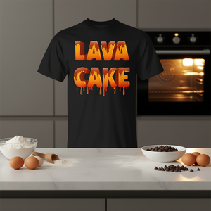 Camiseta con meme de pastel de lava 'Born to Bake', comienza con el postre - Regalo promocional - Product Image 3