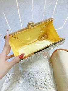 New Cross-border Women's Polyester Urban Simplicity Chinese-style Pearl Rhinestone Evening <b>Clutch</b> Tassel Handbag Tanjing - Product Image 3