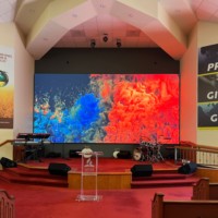 Pantalla LED para Cine en Casa, Fondo de Pared para Bodas, Pantalla LED de Video de Pared 2K 4K 8K, Pantalla LED COB para Conferencias
