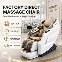 Fauteuil de massage inclinable Zhipin Premium à double moteur, zéro gravité à une touche, pétrissage des mollets, scan corporel IA pour la maison et le bureau