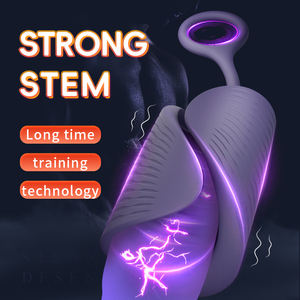 性玩具阴茎训练器男性自慰器自慰杯龟头刺激按摩360环绕式延迟射精锁定环 - Product Image 1