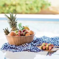 Ensemble de 3 bols à salade en bambou naturel, bols de service en bois écologiques pour aliments, fruits, collations