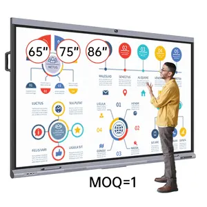 GAOKEview Hot selling OME multi touch screen monitor educational training equipment interactive smart board flat panel