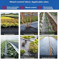 Rouleaux de bâche anti-mauvaises herbes en HDPE haute résistance, résistants aux UV, tailles personnalisées, installation facile, couverture de sol agricole pour la ferme
