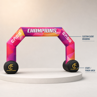 Arche publicitaire gonflable pour les agences de publicité, portail publicitaire personnalisé pour les organisateurs de festivals et les courses sportives