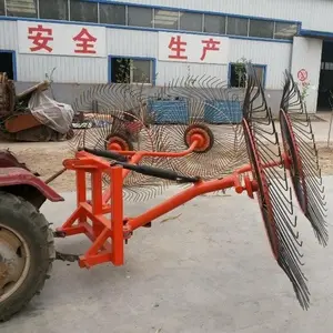 拖拉机安装的农用重型液压干草耙机