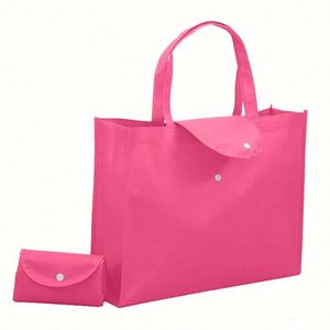 Non Woven <b>Bag</b> Wholesale Promotional Cheap Manufacturer Recycled Custom <b>Foldable</b> Shopping Recycle PP with Plastic Snap Customized - Product Image 1