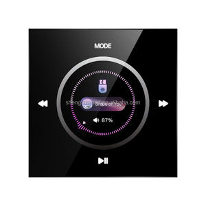 Amplificador de sonido de diente azul con pantalla táctil de 4 pulgadas Sistema de cine en casa montado en la pared para música de fondo y anuncios de host - Product Image 4