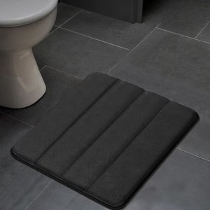 Tapis de bain en polaire corail Cangming 60x90cm absorbant et antidérapant pour salle de bain - Product Image 1