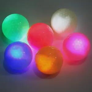 Personalizzabile colore & Logo & imballaggio LED palline da Golf In plastica bagliore nel buio pallina da Golf per la notte e Golf regalo per gli uomini donne bambini