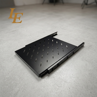 Étagère fixe de 19 pouces pour armoires réseau, rack de serveur, étagère coulissante, plateau pour clavier, étagère coulissante