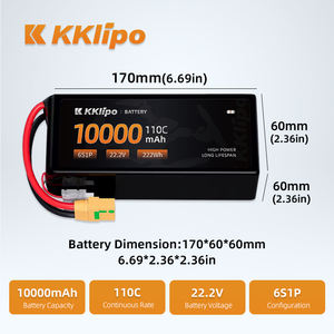 Toptan özel şarj edilebilir piller, 6000/7000/8000/9000/9500/10000mah lityum polimer 22.2V <span class=keywords><strong>6S</strong></span> 8S FPV <span class=keywords><strong>Lipo</strong></span> Drone pili - Product Image 3