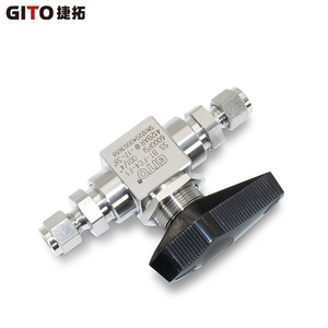 Válvula de Bola de Alta Presión 6000PSI con Trunnion, Accionamiento Manual, Doble Férula, Diseño de Paso Recto para Agua y Medios en Gasolineras - Product Image 4