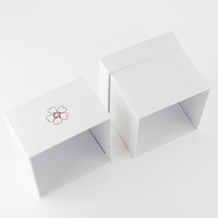 Vente chaude personnalisé imprimé recyclé personnalisé filles petite boîte de papier d'emballage cadeau