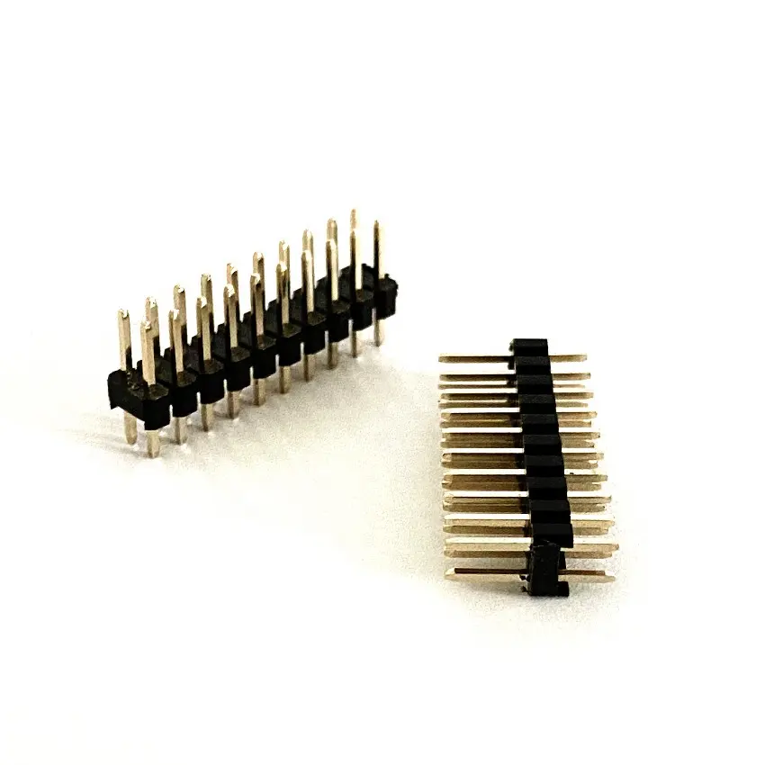 Factory Single Double Row 2.54mm PH 2X10P 13MM H Pin Header Female Header Connector