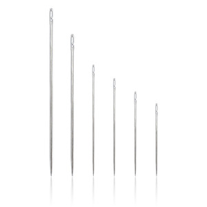 Bán Buôn 25 cái/túi Tự Làm Nhà May Tự <span class=keywords><strong>Threading</strong></span> Dễ Dễ-<span class=keywords><strong>Threading</strong></span> Side Mở Mù Kim - Product Image 3