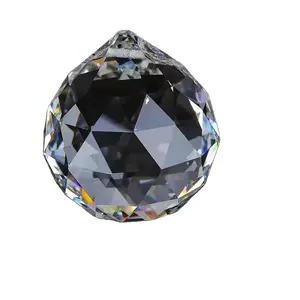 Crystal Prism Pendant Ball Crystal Hanging Chandelier Parts Glass Balls