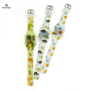 Montre numérique en silicone pour fille, montres lumineuses de nuit, affichage LED étincelant, montre-bracelet étanche - Product Image 4