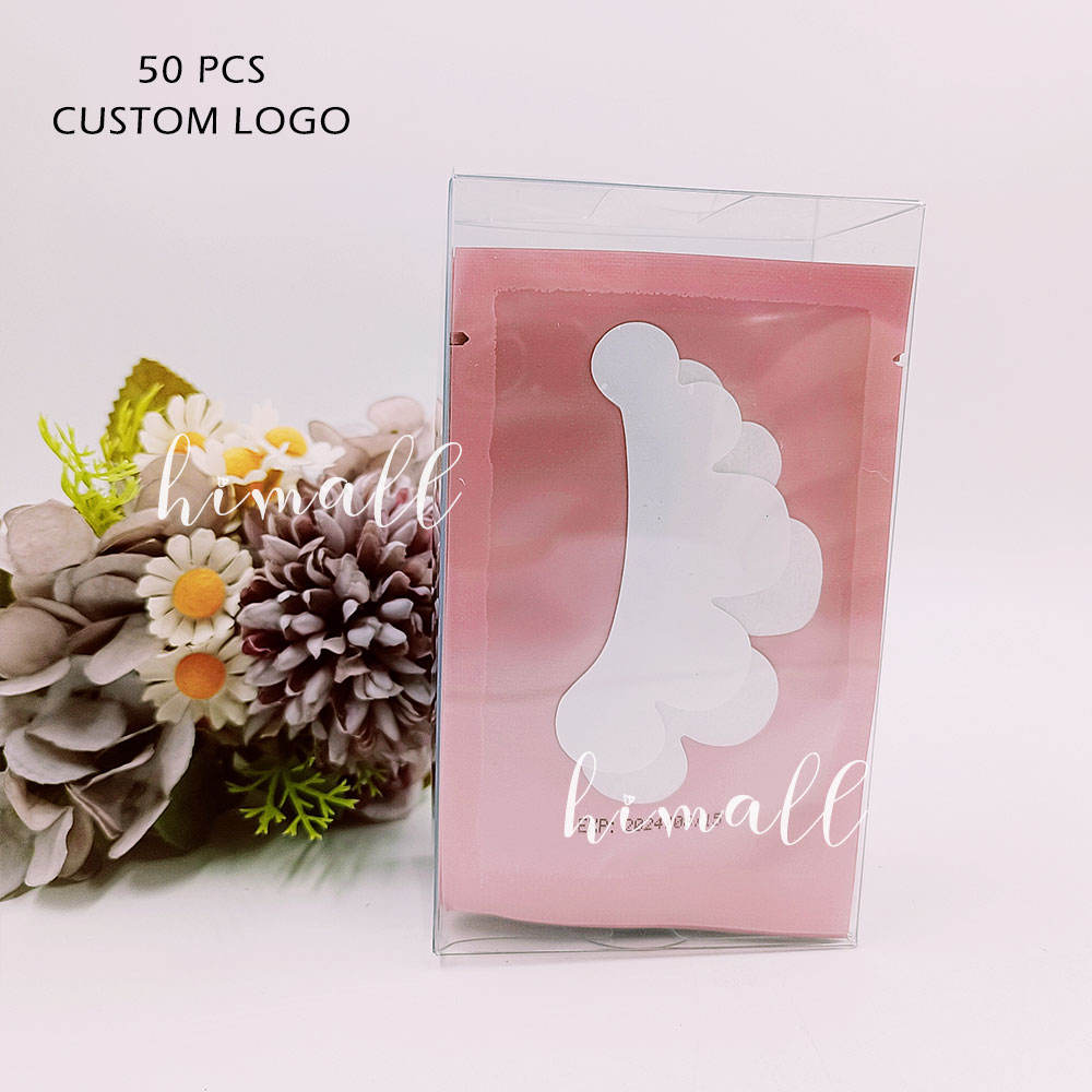 Eyepatch fleur 50 paires + boîte en PVC