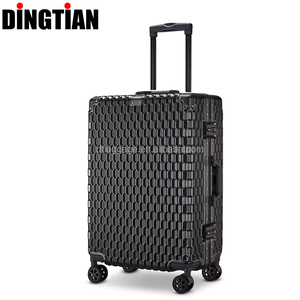 <span class=keywords><strong>Valise</strong></span> en aluminium 20 pouces à coque rigide avec serrure TSA, <span class=keywords><strong>valise</strong></span> à roulettes en métal pour voyages de luxe, haute qualité - Product Image 2