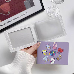 Kpop Idol Cartoon rijbewijzen beschermhoes bankkaarten opberghoes beschermhoes lederen schede ID-kaarthouder verzamelboek - Product Image 3