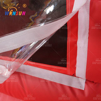 WINSUN Château Gonflable Pirate Personnalisé en PVC Ignifuge et Imperméable pour Enfants, Combo Trampoline d'Extérieur pour Amusement