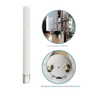 Antena de Fibra de Vidrio O444 de Alta Ganancia 5.8G 10dBi, Punto de Acceso a Internet en Arabia Saudita, Banda Dual Vertical de 50 km y 360 Grados, Antena Wifi O444 - Product Image 1