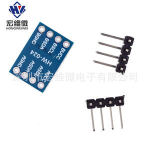 Módulo de conversión de voltaje de 2 canales Hongwei Micro IIC 3.3V a 5V Placa de cambio de nivel UART SPI - Product Image 1