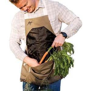 Échantillon gratuit : Sac de cueillette en cuir, sac de bushcraft, sac de récolte de légumes, sac de cueillette de fruits, sacoche de rangement pour outils de jardinage, camping - Product Image 6