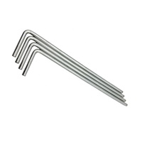 Piquets d'ancrage en forme de J modernes, piquets de tente en acier robuste, pointe en forme de burin, goupilles de fixation pour buts de football, tentes de camping, jardin