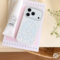 Nouvelle coque de téléphone de luxe en dentelle ovale ajourée scintillante style Ins, protection délicate pour iPhone 17 Pro Max 16 Pro 15 Pro 14 Pro 13