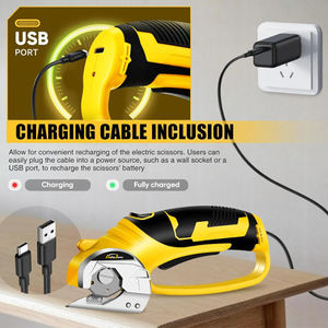 4,2 V 6mm cuchillas inalámbrico Mini alfombra eléctrica tela de cuero elástico batería cuchillo recargable tijeras máquina de corte - Product Image 5