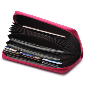 Cartera Larga de Cuero Andong para Mujer, Cartera de Cuero Vacuno Genuino con Protección RFID, Bolsos de Mano de Moda, Tarjeteros, Monederos para Teléfono Móvil para Mujer - Product Image 4