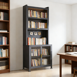 Mueble de Cocina Moderno Europeo de Madera Maciza y Metal de Varias Capas con Aparador Multifuncional para Muebles de Hogar - Product Image 4