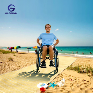 Tappetino di accesso alla spiaggia per la mobilità percorsi balneari accessibili per disabili attrezzature per l'accesso alla spiaggia e materassino comunale - Product Image 1