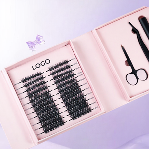 Wholesale <strong>High</strong> <strong>Quality</strong> Diy Cluster <strong>Eyelashes</strong> Lash Cluster Kits Diy Lashes Lash <strong>Boxes</strong> <strong>Custom</strong> logo - Product Image 4