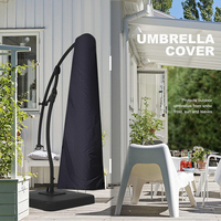 Bon prix 600D Oxford tissu gros personnalisé jardin extérieur parapluie couverture