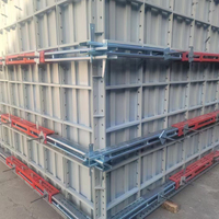 Coffrage en acier allié Q700 haute résistance réutilisable 300 fois pour la construction de murs en béton