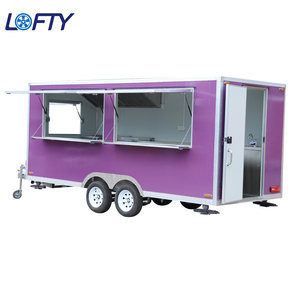 Carrito de Comida Móvil a Bajo Precio, Carrito de Venta de Alimentos y Bebidas, Remolque de Comida Rápida para Exteriores, Personalizable, Compre Hoy - Product Image 1