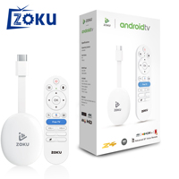 ZOKU TV Stick Terlaris Z4 Android 14.0 WiFi Dual Band H618 Quad Core 2GB RAM 16GB ROM BT 5.2 Harga Pabrik