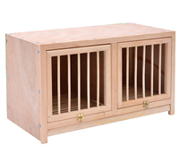 Facile à installer porte modulaire en bois cloison mobile cages à poulets de course nichoir bois élevage Pigeon Cage pour oiseaux