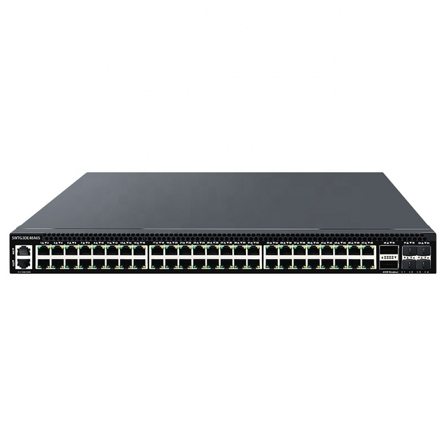 48 Port 2.5Gbps L3 Managed E-Sports Switch with SNMP QoS 4 X 40G QSFP+ 4 X 25G SFP28 MLAG/Overlay/SDN 600Gbps Capacity