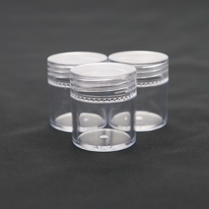 Clear Plastic 6g Cosmetic Containers With Clear Screw Lid For Eye Shadow Cream Nail Polish Balm Makeup Samples - Product Image 4